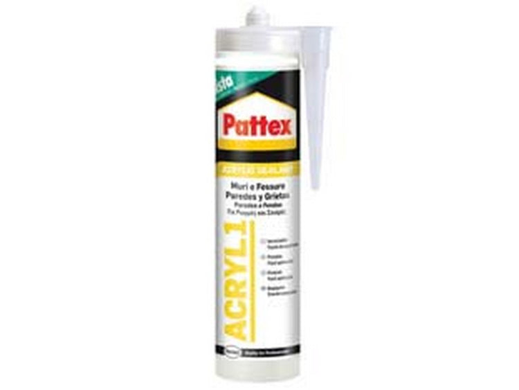 25pz pattex sigillante sista acryl1 colorato - ml.300 bianco cod:ferx.fer95594