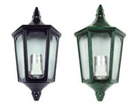 lanterna a parete modello berlino - 60w ip44 mm.192x103x355h. verde anticato fer102902