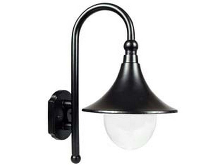 lanterna con braccio modello parigi - 100w ip44 mm.355x442h. colore nero cod:ferx.fer102926