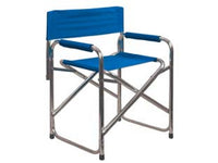 sedia regista in alluminio blu - cm.56x47x78h. fer109437