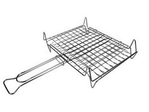 griglia doppia - cm.22x22x10h. fer302326