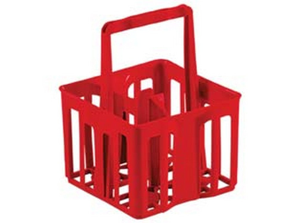 5pz cestello portabottiglioni da lt.2 4 posti - cm.25x25x32,5h. cod:ferx.fer122337