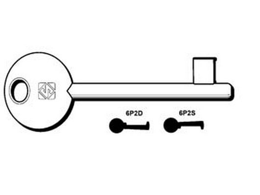 5pz chiavi patent passepartout agb, mp, perino, osmet - 6p2s sx (ex 5011) fer122610