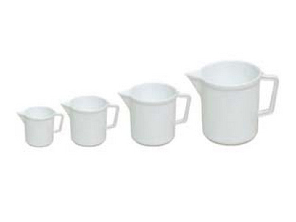 5Pz Caraffe Graduate Con Becco In Plastica - Lt.1 Cod:Ferx.Fer123327