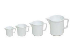 5Pz Caraffe Graduate Con Becco In Plastica - Lt.2 Cod:Ferx.Fer123334