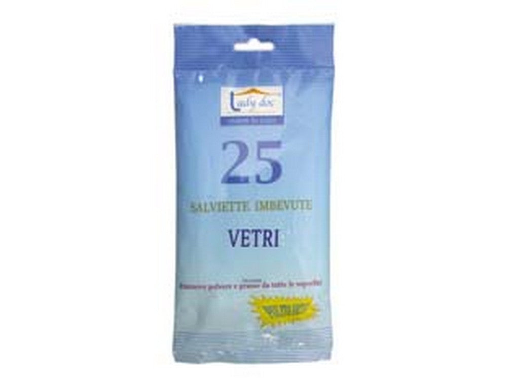 6blister salviette imbevute per vetri - cm.16x21 fer138147