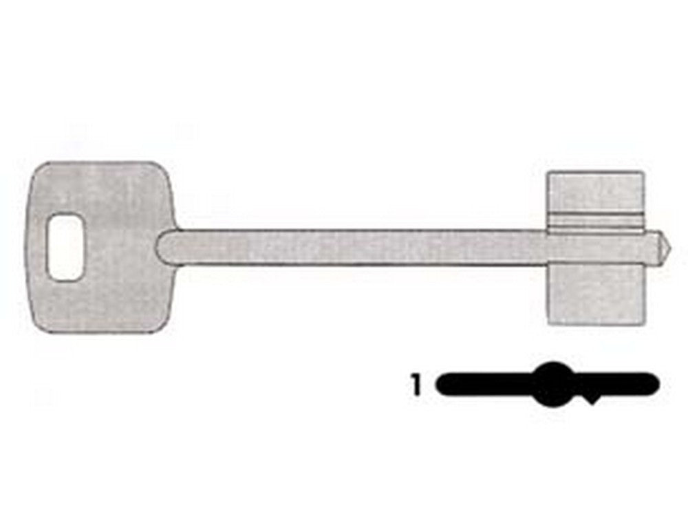 5pz chiavi doppia mappa 00102 - 00102001 dx (tipo silca csm) cod:ferx.fer143189