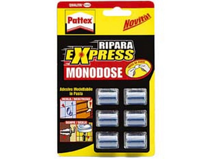 2blister pattex ripara express monodose - gr.30 con 6 monodosi fer143400