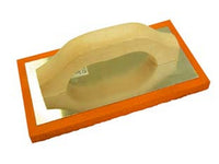 2Pz Frattone In Spugna Arancio Manico Legno - Cm.23,5X10,5 Cod:Ferx.Fer154543