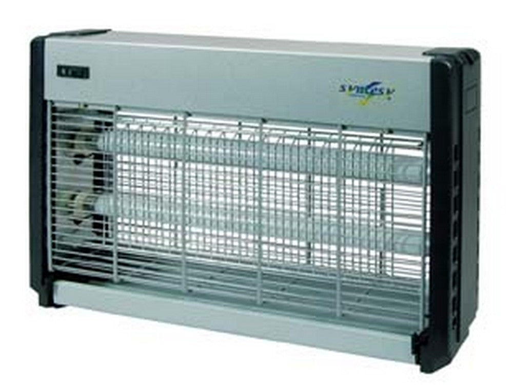 elettroinsetticida con lampade a raggi ultravioletti 220v - 21w 2 tubi da 10w 220v cm.39x9,8x26,1h. cod:ferx.fer160315