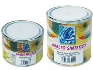 6pz smalto sintetico lucido (lack 82) - ml.375 marrone cioccolato ral 8017 fer168717