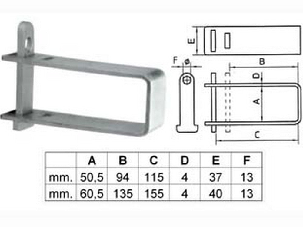 1blister cravatta bloccacancello in acciaio pal24 - piccola (pal240064) cod:ferx.fer172318