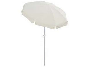 ombrellone da spiaggia in cotone bianco tondo cm.200 - cotone colore bianco cod:ferx.fer184915