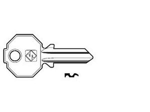 10pz chiavi per cilindri prefer 4 spine piccole pf070 - pf070 dx fer188036