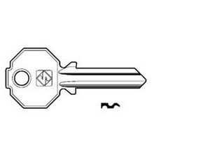 10pz chiavi per cilindri prefer 5 spine piccole pf072 - pf072 dx fer188043