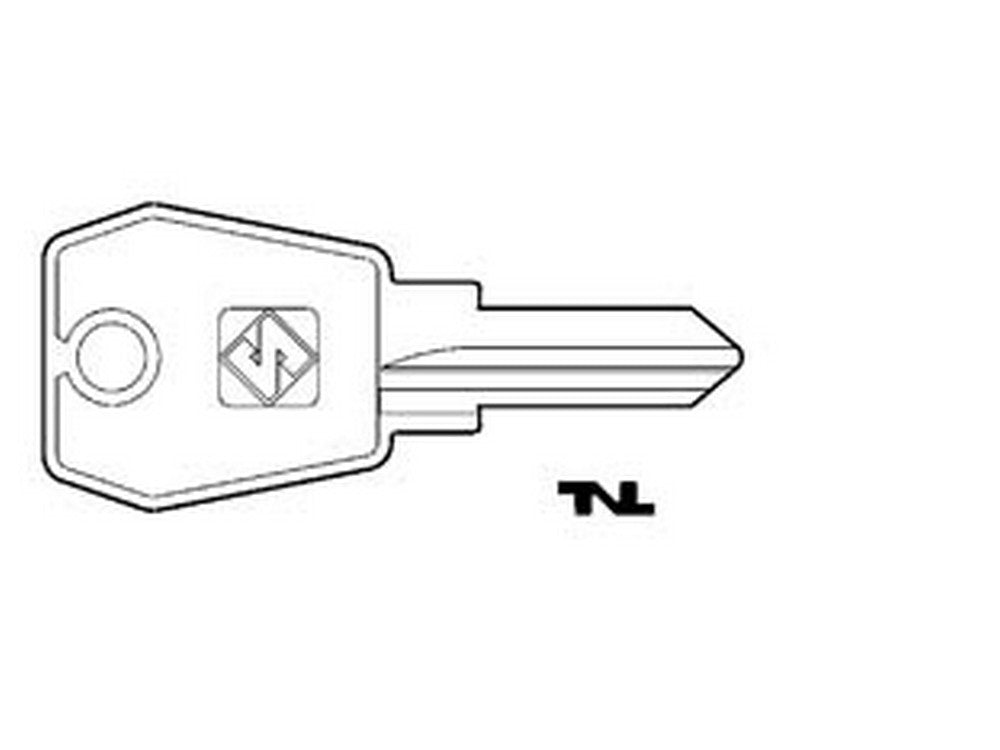 10pz chiavi per cilindri euro locks 7 spine piccole eu5r - eu5r sx cod:ferx.fer188418