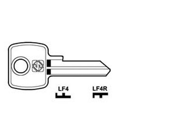 20pz chiavi per cilindri l&f 5 spine piccole - lf4 sx fer188494