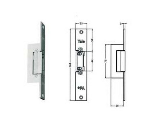 incontro elettrico simmetrico reversibile con fermo 67f0 - cm.16 acciaio finitura grigio (y67f0504) fer189507