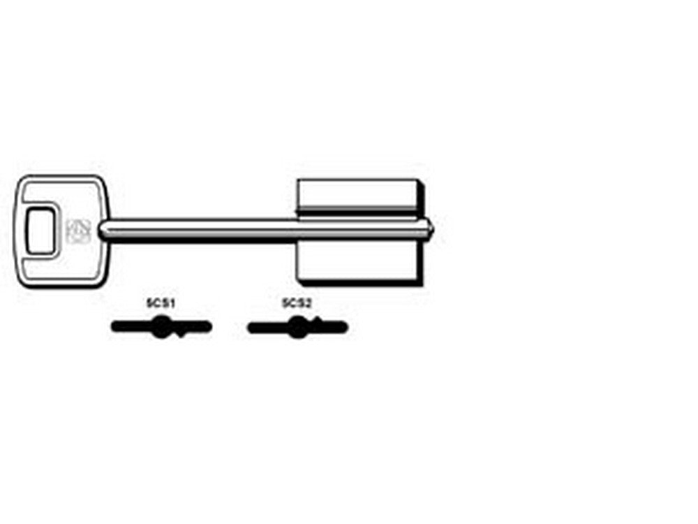 5pz chiavi doppia mappa - 5cs1 fer190183