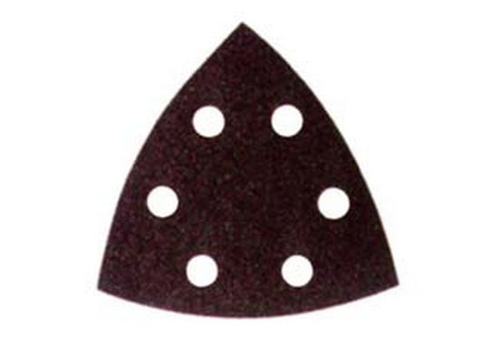 1blister fogli carta abrasiva a delta con velcro forati - grana 80 blister da pz.10 cod:ferx.fer198332