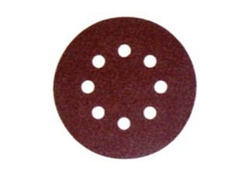 1blister dischi carta abrasiva forata con velcro per rotorbitali ? mm.125 - grana 320 blister da pz.10 fer454582