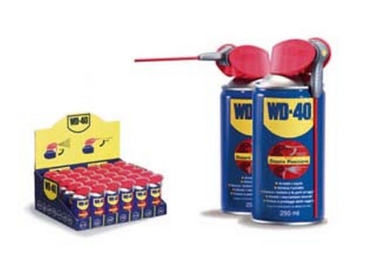 30pz wd-40 lubrificante spray multiuso 5 funzioni ml.250+40 gratis - ml.250+40 spray con erogatore a doppia posizione fer219846