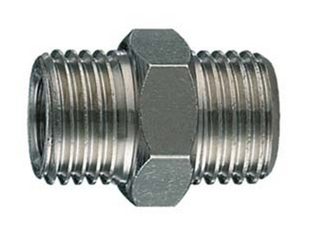 10pz niples di collegamento - attacco 3/8"m - 3/8"m art.33/n7 fer221672