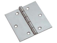 24pz cerniere quadre acciaio inox perno fisso - mm.30x30x0,8 fer229494