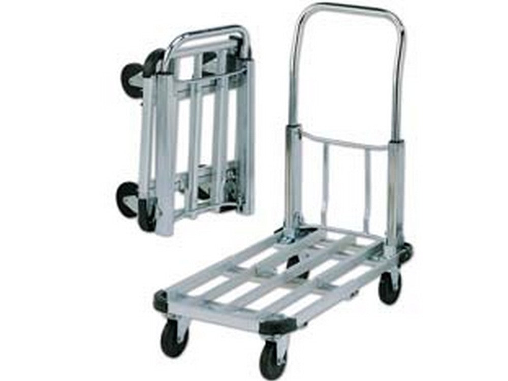 Carrello Portatutto A 4 Ruote piùghevole Allum./Acciaio Portatakg.150 Cod:Ferx.Fer229821