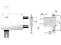 deviatore doppio perno a piastra - sx (201/50) fer229951