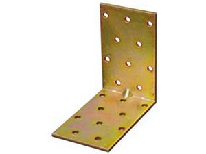 25pz piastra di giunzione piegate ad angolo pesanti larghezza mm.50 - mm.80x80x50 fer230070