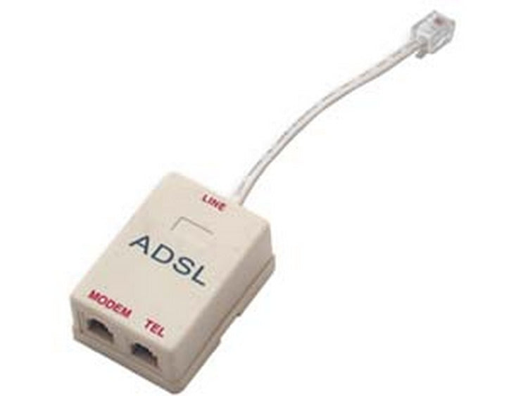 commutatore telefonico 2 uscite plug 6/2c per linea adsl fer232661