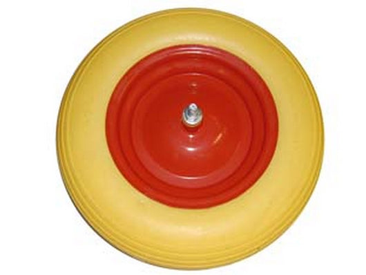 Ruota Per Carriola Pu piùna Perno Mm.12X170 - Perno Mm.12X170, Interasse Mm.110 Cod:Ferx.Fer233521