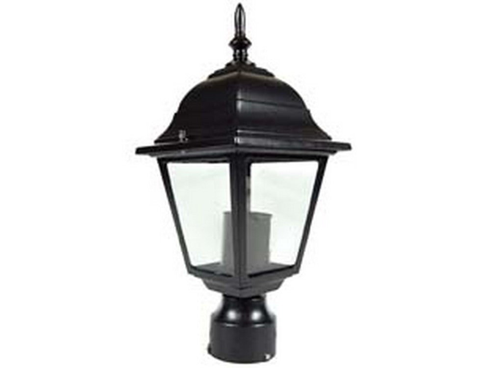 lanterna per palo mm.60 modello new york - 60w ip44 nero mm.150x367h. colore nero cod:ferx.fer234320