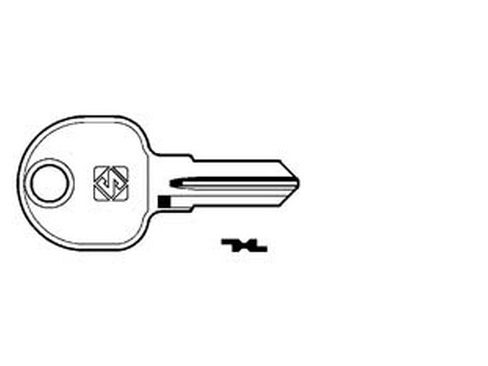 20pz chiavi per cilindri hafele 5 spine piccole hf74r - hf74r cod:ferx.fer239684