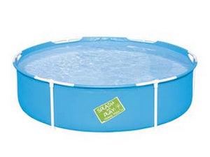 piscina frame tonda con telaio portante cm.152x38h. +2 anni - ? cm.152x38h. - capacit? lt.580 - (art.56283) fer245616