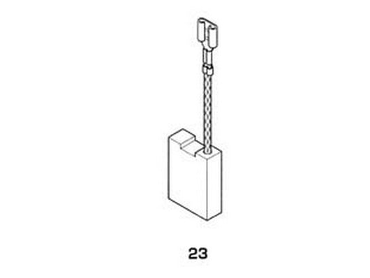 8pz spazzole a carboncino per elettroutensili modello 23 - aeg 1746 mm.5x8x16h. fer246330