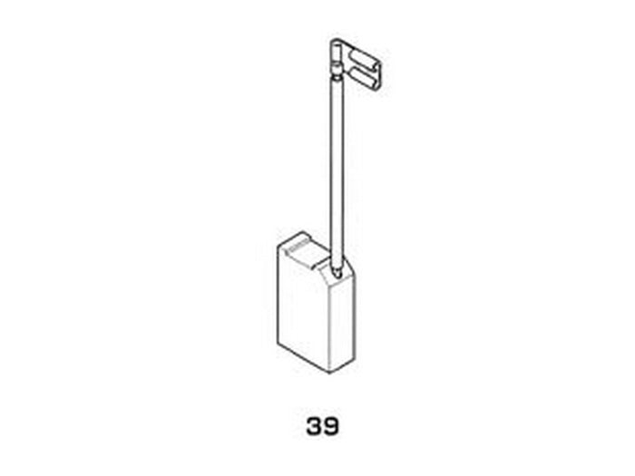 8pz spazzole a carboncino per elettroutensili modello 39 - aeg 1751 mm.6,5x12,5x20h. fer246354