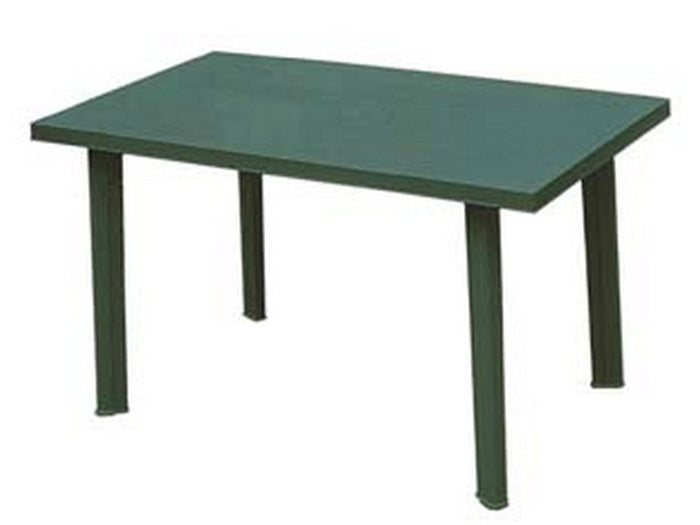 tavolo da giardino "velo" verde cm.125x76x72h. - cm.126x76x72h. - peso kg.8,8 cod:ferx.fer246903