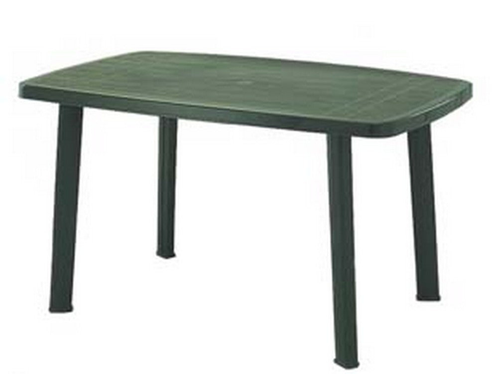 tavolo da giardino "faro" verde cm.135x82x72h. - cm.137x85x72h. - peso kg.9,5 fer246910