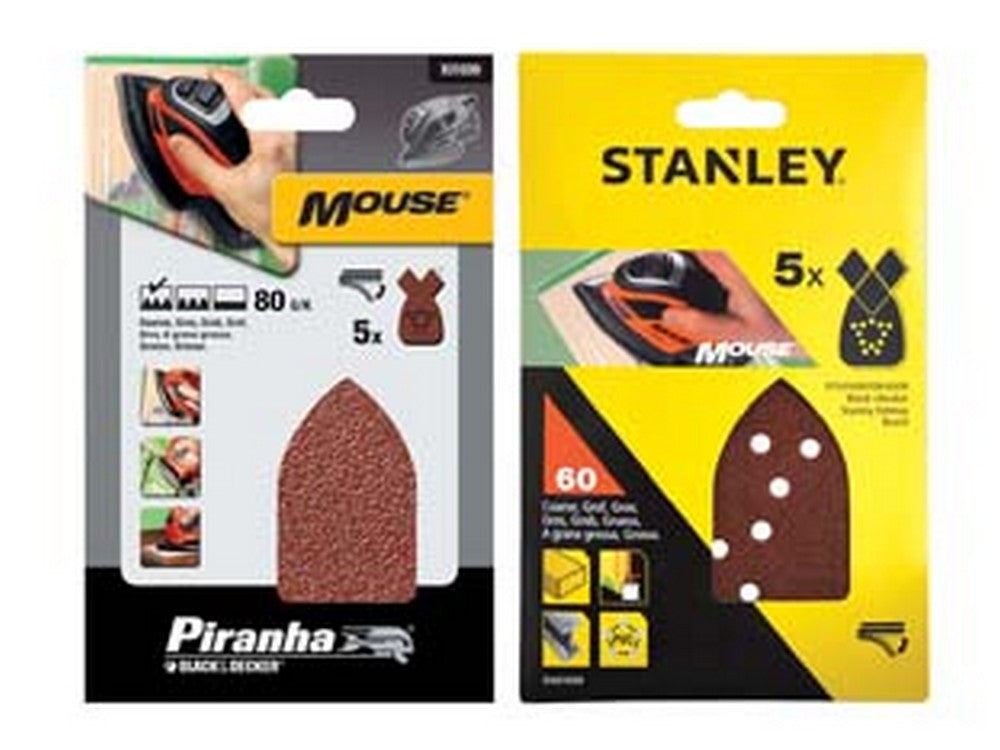 1blister set 5 fogli abrasivi con per mouse - grana 80 (x31004) cod:ferx.fer247764