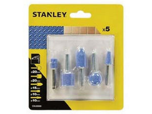 1blister set 5 mole smeriglio per trapano - codolo mm.6 (sta30000) fer248099