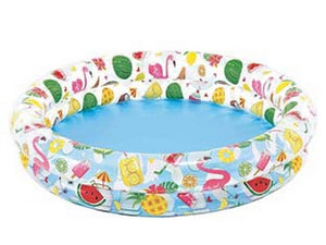 piscina gonfiabile tonda due anelli +2 anni - cm.122x25h. - peso kg.0,97 (59421) fer271462