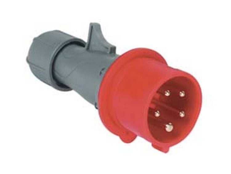 spina industriale volante rosso 3p+n+e cee ip44 -16a colore rosso fer271806