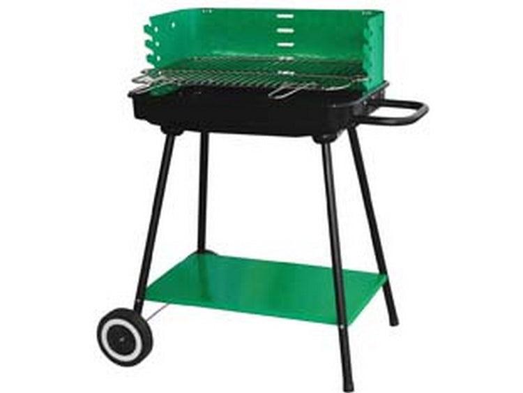 barbecue rettangolare con ruote "montana" - bracere cm.57,5x37,5 fer277198