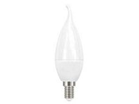 10pz lampada led colpo di vento onda e14 - 6w - 3000?k calda - 470 lm - 37x138h fer280037