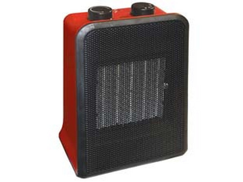 termoventilatore con resistenza in ceramica 1200/2000w - cm 17,5x13,5x26h. fer286336