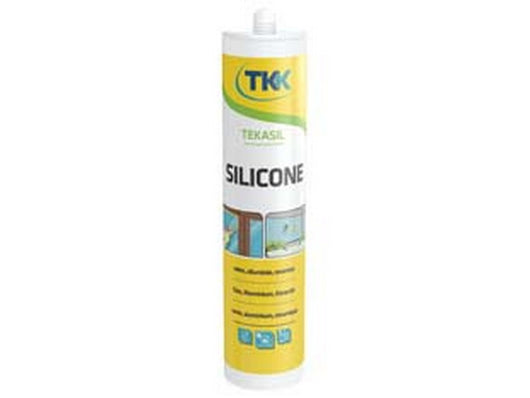 20pz silicone acetico tekasil universal - ml.280 trasparente fer290500