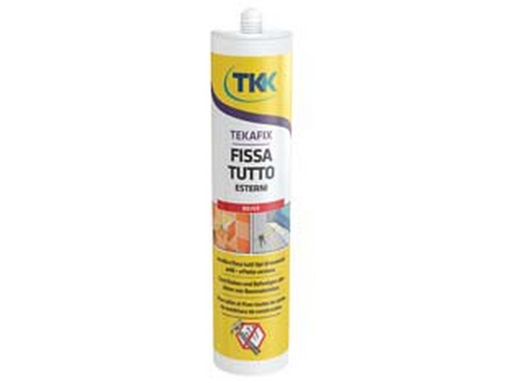 2pz adesivo di montaggio fissa tutto per esterni tekafix st - ml.300 beige fer290807