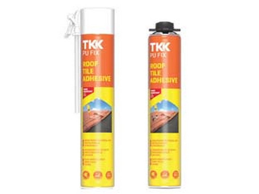 6pz schiuma poliuretanica per tegole e coppi pu fix roof tile adhesive - ml.750 applicazione con - grigio fer290845